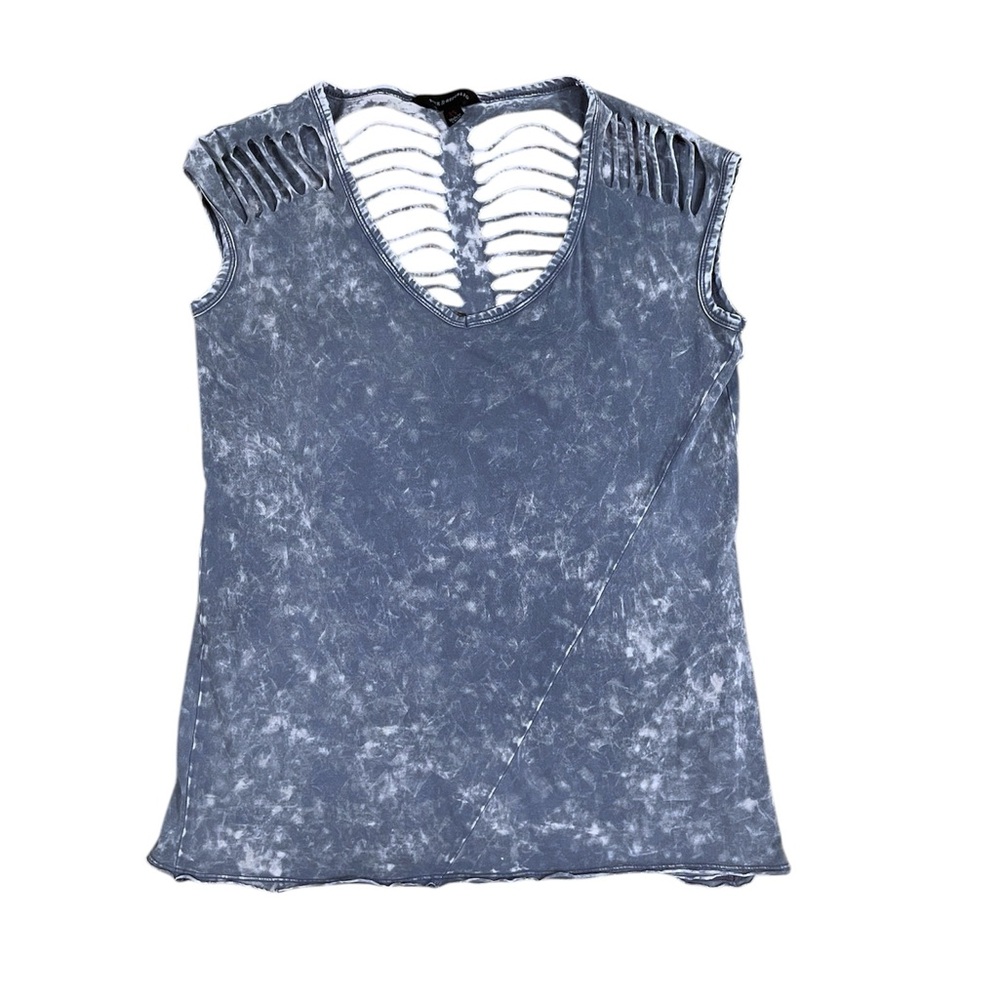 Rock & Republic Cut-Out Tie Dye Tank Top XS NWOT